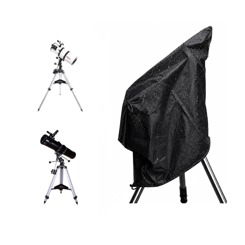 Couverture de Télescope Imperméable pour Explore Scientific FirstLight AR80/640 AZ 2017–2026,420D Housse télescope Coupe-Vent protège Contre Le Froid,Black
