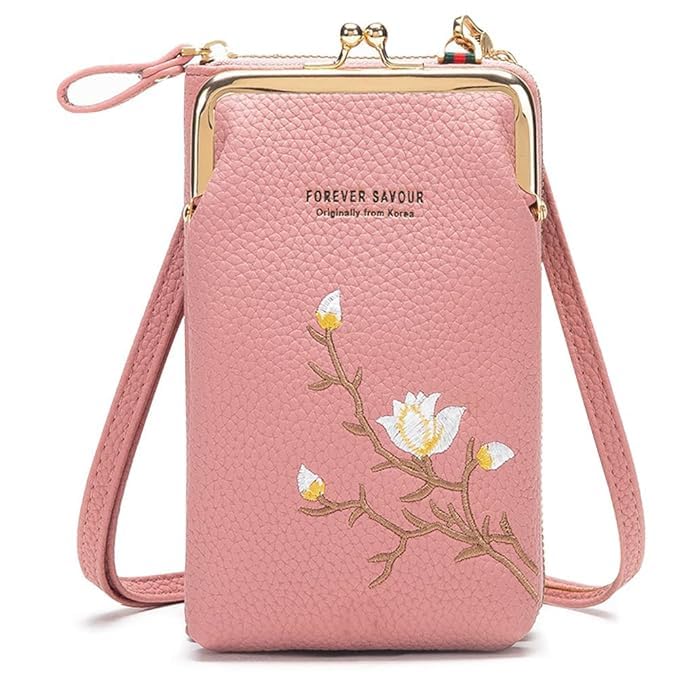 Faux Leather Sling Bag for Women - Small Cross-Body Bags for Mobile, Cell Phone, Cash & Card - Girls Hand Purse Pouch-picture-53