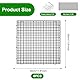 Zinueen Aquarium-Sprungschutz-Set, 8 Stück 30X30CM Aquarium Trennwand mit 6 Halterungen und 20 Kabelbindern, Kunststoffgitter Aquarienabdeckung, Aquariumzubehör Aquariumtrennwand