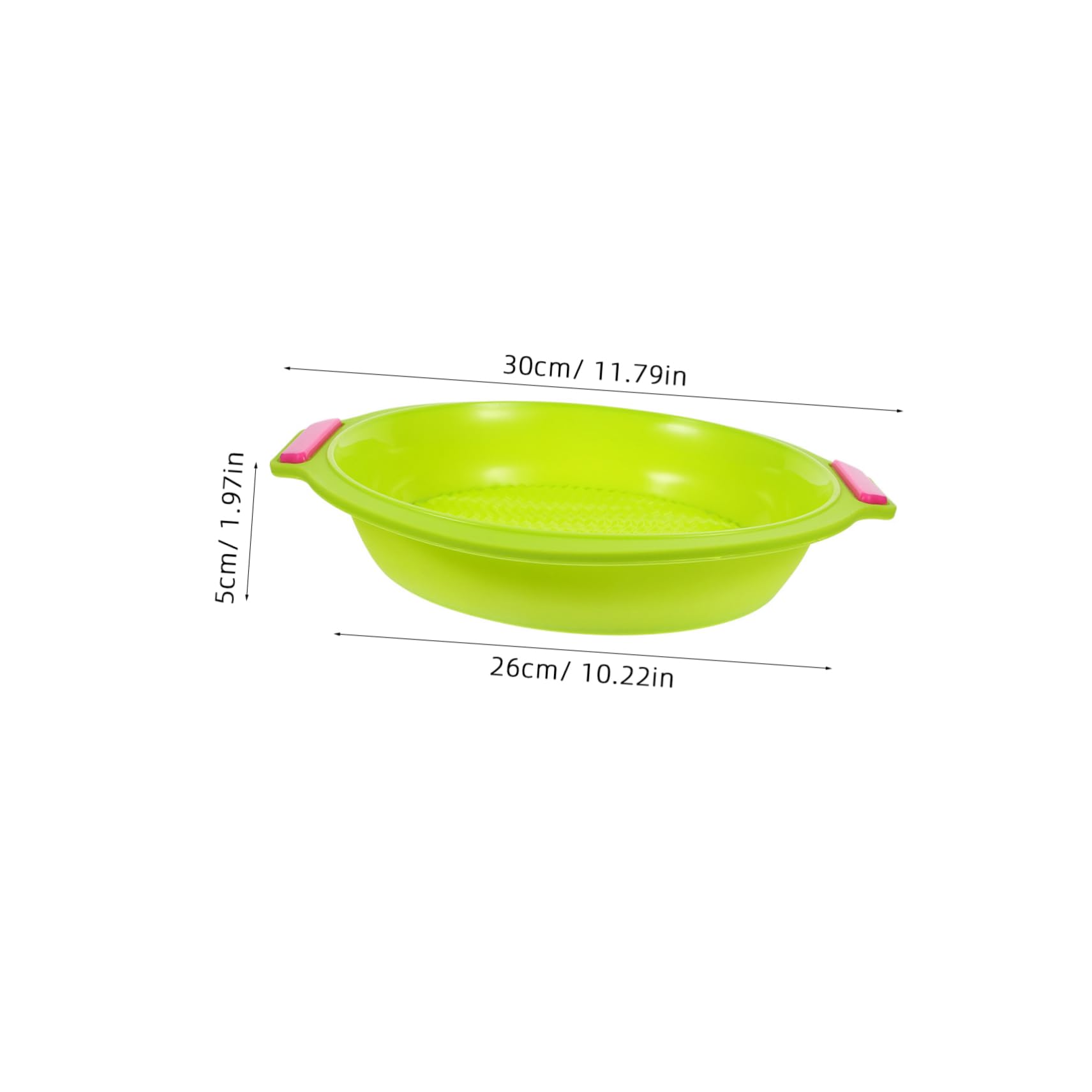 Cabilock Round Silicone Cake Pan Bakeware for Home Baking Green Color for Cakes and Desserts