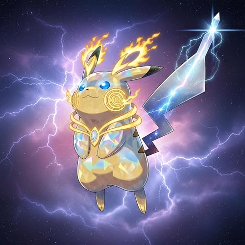 Page de couverture de ⚡ Les Pokémons Imaginaires : Pikachu Oméga ou L'Électricité Pure ⚡