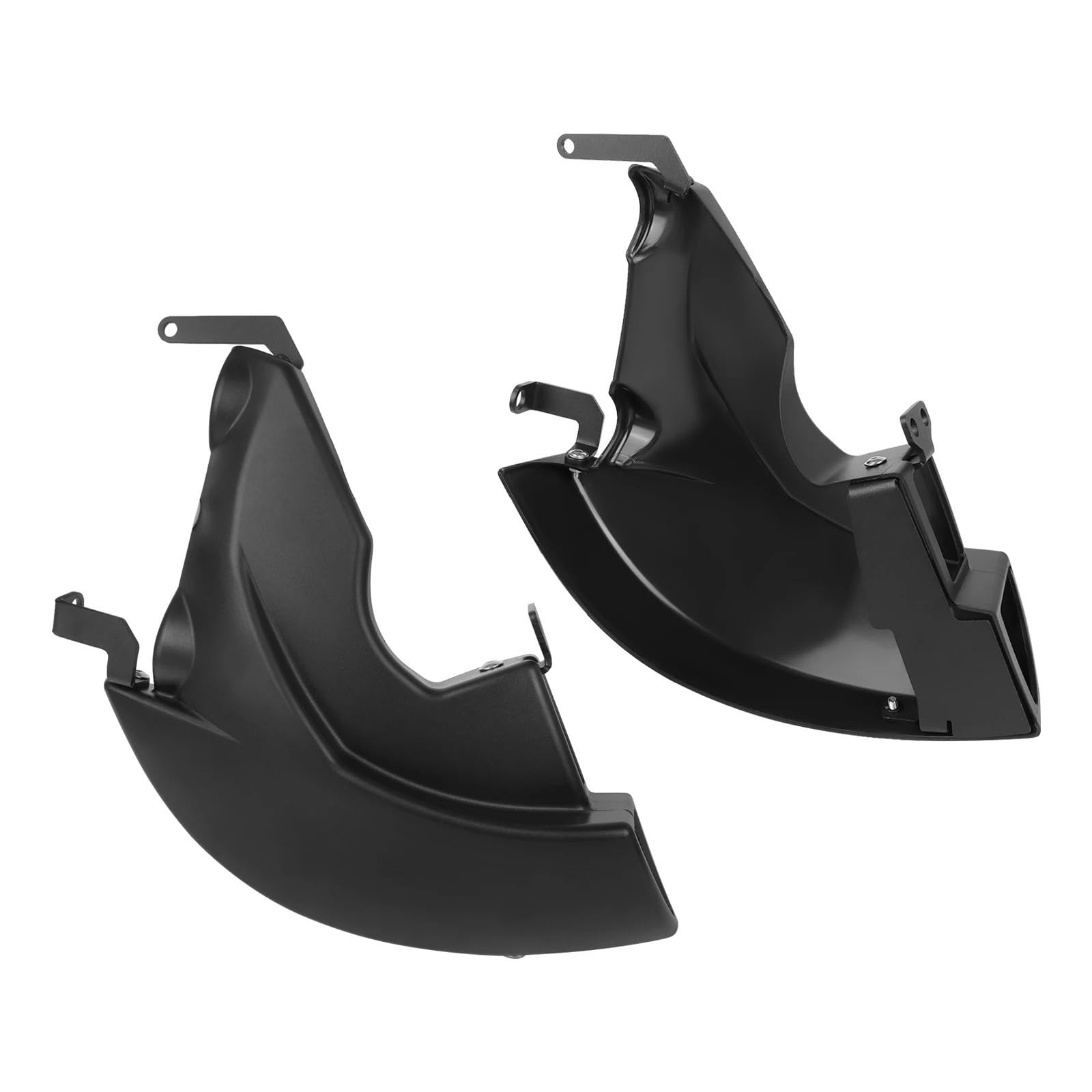 Compatible con kit conductos refrigeración pinza freno delantero | Enfoque el flujo de aire en las piezas del freno for reducir el calor durante el frenado continuo.(Black)