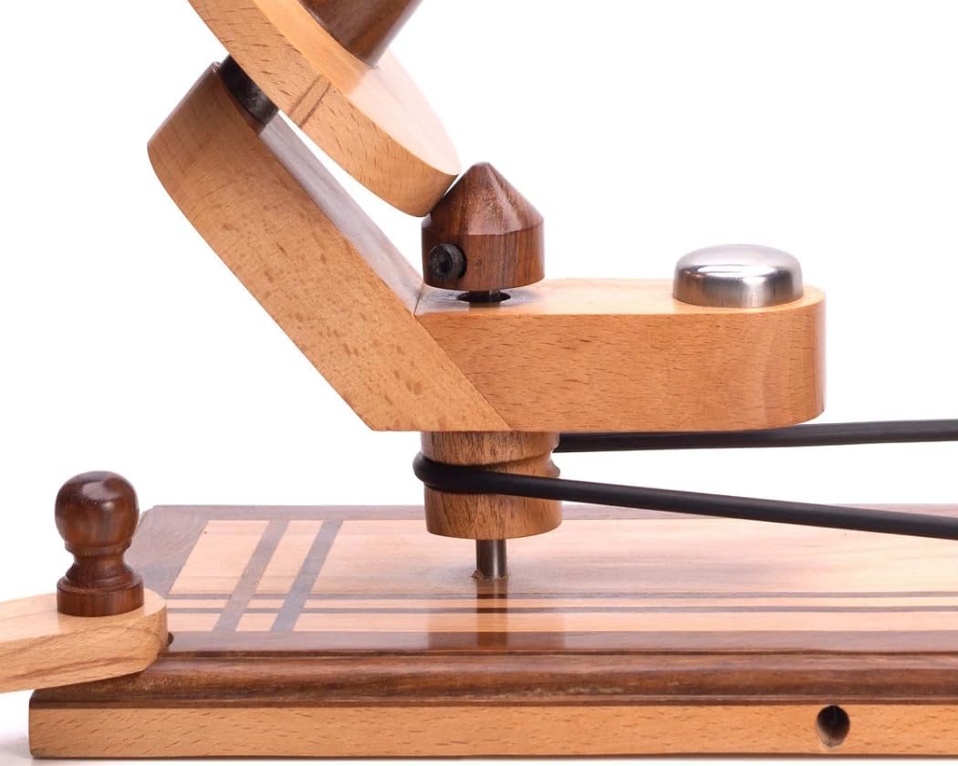 ArtsyCraftIn - Wooden Yarn Winder - Large Wooden Yarn Winder for Knitting & Crocheting Handcrafted - Heavy Duty Natural Ball Winder