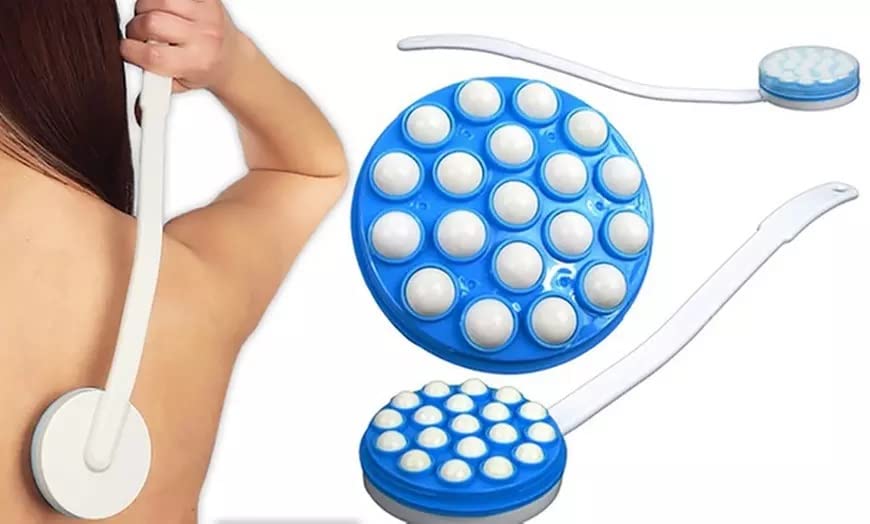 Roll-On Back Massage Long Handheld Body Gel Oil Lotion Applicator