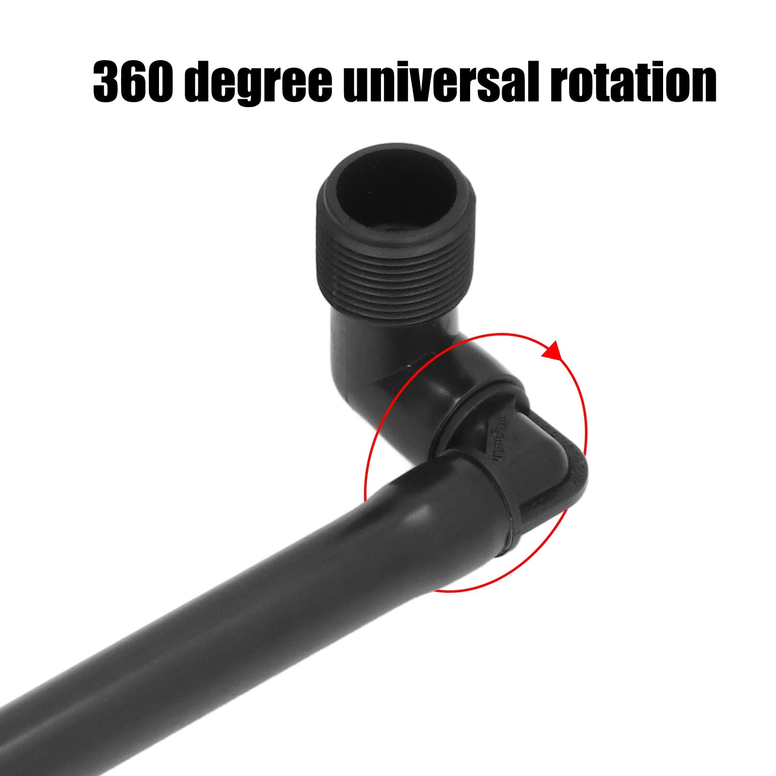 5PCS G3/4 Swing Joint Rohr, Außengewinde Swing Joint Rohr Drehbare Swing Joint Montage Automatische Bewässerung Zubehör für Garten