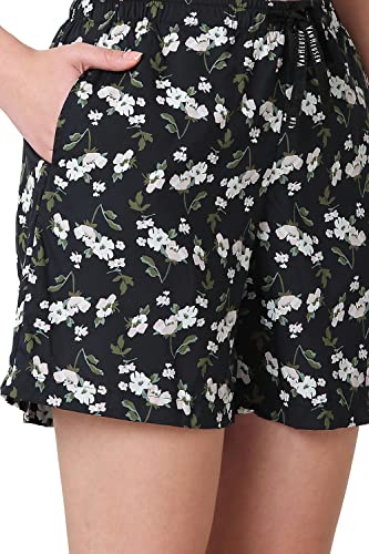 Image of Van Heusen Women's Cotton Lounge Shorts | Lightweight | Breathable Cotton | Relaxed fit | Printed | Comfortable Everyday Wear | Style 55501|Available in Pack of 1 & 2