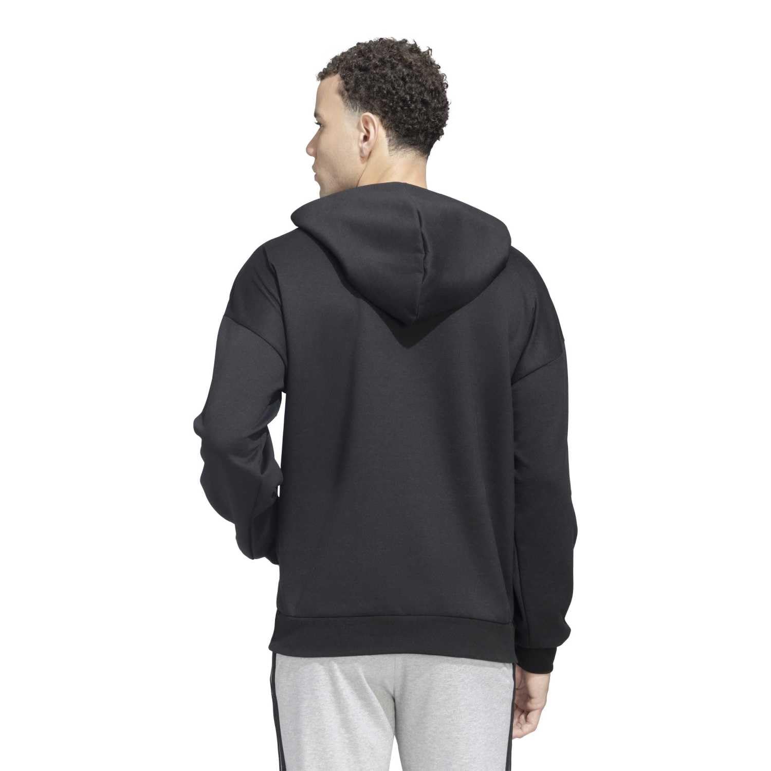 adidas Men’s Sweatshirts | M Fi 3Bar Hd | Black |-picture-33