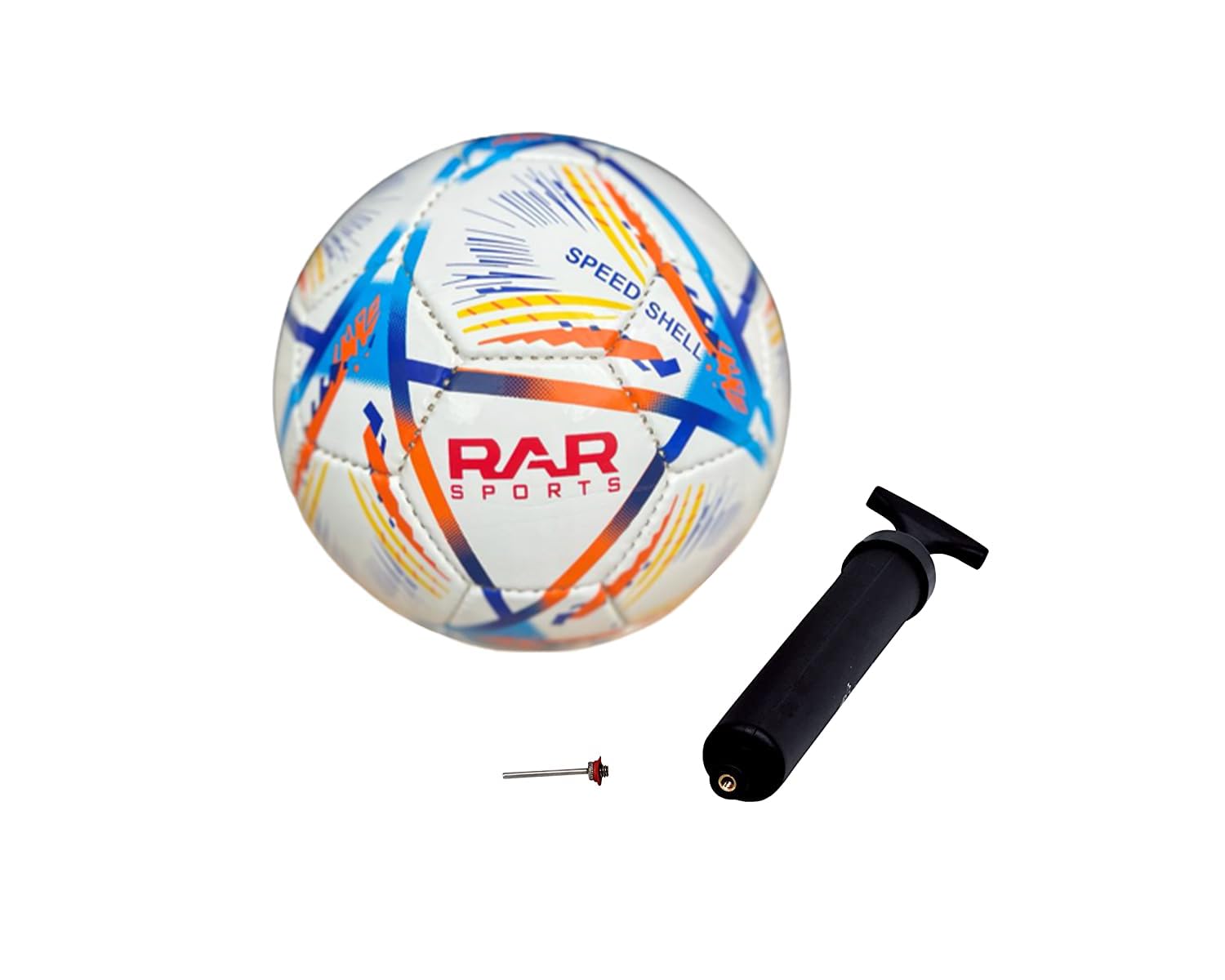 See full amazon price history chart for RAR SPORTS World Cup PU Football with Air Pump Size - 5 (Blue & Orange) RAR SPORTS World Cup PU Football with Air Pump Size - 5 (Blue & Orange) (B0C6FFJFJG) Amazon Price History, Amazon Price Tracker