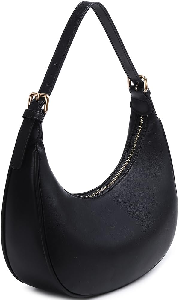 Fashion Small Crescent Underarm Shoulder Bag for Women Trendy Purse Hobo Handbags Clutch Crossbody Bag - Image 3