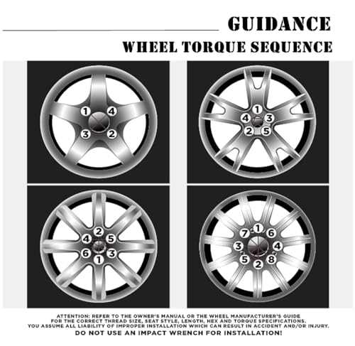 Image of M14x1.50 Chrome Wheel Lug Stud Nut Set Compatible with Chevy Camaro Impala S10 Silverado 1500 Suburban Tahoe Sierra 1500 Canyon Yukon XL Buick Enclave Lacrosse Regal (4PCS)