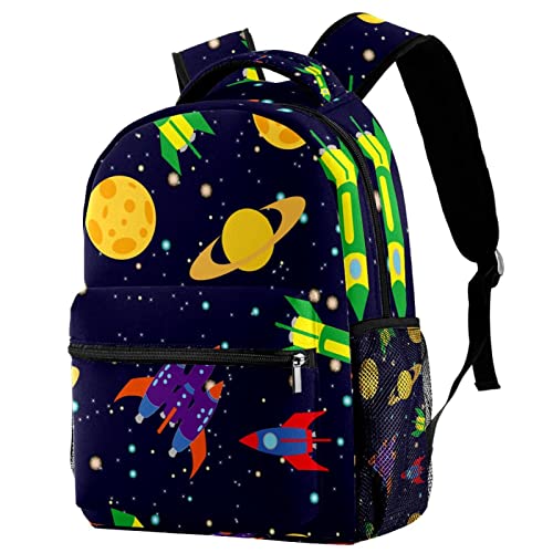 Sac à dos de voyage chat noir et blanc avec porte-bouteille pour loisirs et ordinateur medium