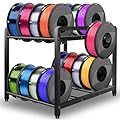 3D Printer Filament Spool Holder - Filament Storage Rack Heavy Duty Bracket Filament Countertop Storage Shelves for 3D Printer Rolling Filaments ABS/PLA/TPU/Nylon Accessories Holders