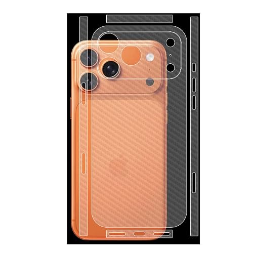 QWFORQW 2 Pack Back Screen Protector Compatible with iPhone 17 Pro Max