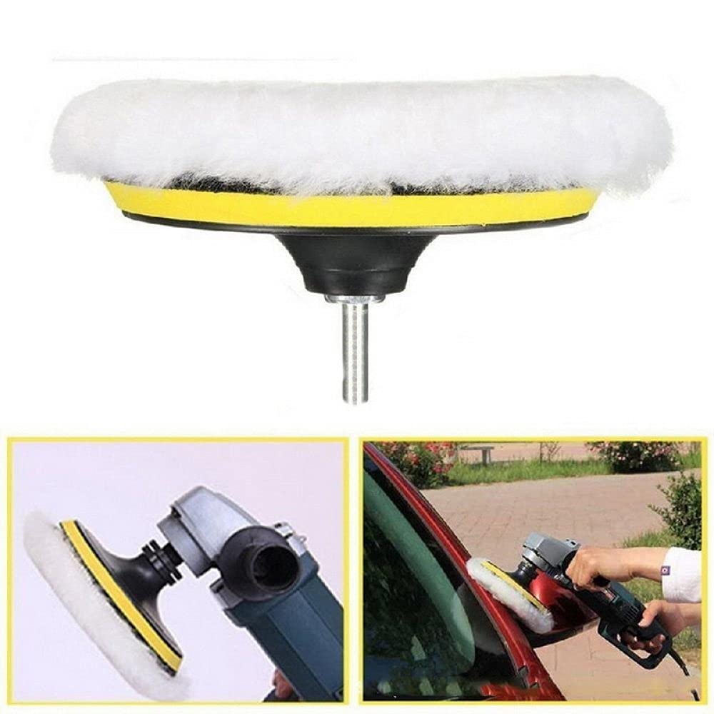 5 sztuk samochodów pad do polerowania 3/4 cala tarcza polerska gąbka samochodowa tarcze polerskie zestaw do polerowania samochodu Adapter do wiertarki car detailing, b