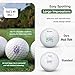 Ball Tatt - Golf Ball Stamp - Self-Inking Marker - Quick-Dry Permanent Marking Tool, No Leaks or Refills, Reusable & Waterproof Golfing Stamper - Ideal Gift for Golfers, Dads, Retirement (Sugar Skull)