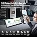 12.3 Portable Touchscreen Monitor,1920*720 IPS Mini Touch Screen,Travel Display with Foldablestand & Speaker, HDMI USBC CNC External Monitor for Laptop Phone Aida64 GPU CPU RAM Monitoring, VESA