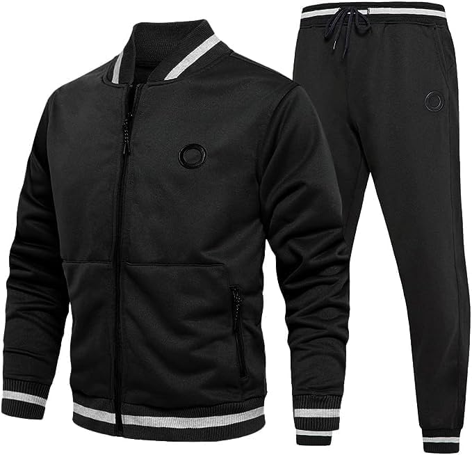 SWISSWELL Men's Tracksuits 2 Piece Set Hoodie Sweatsuits for Men Athletic Jogging Suit Casual Outfits with Full Zip