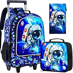 New Uv Printing Space Rolling Backpack