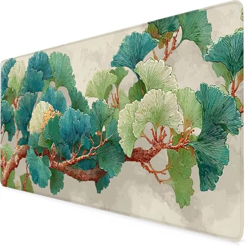 Tapis de souris de souris géant moutarde 1200x600mm avec base caoutchouc