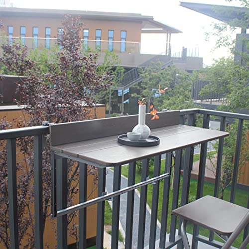 Table de terrasse pliante pour petit déjeuner et télétravail - 2