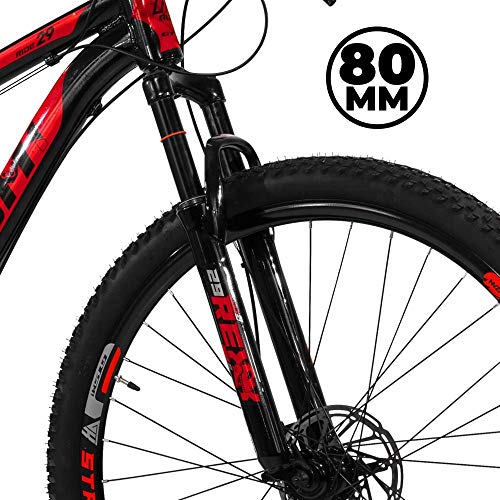 Bicicleta GTS Aro 29 Freio a Disco Câmbio Traseiro Gtsm1 TSI 21 Marchas e Amortecedor| GTS M1 Ride N