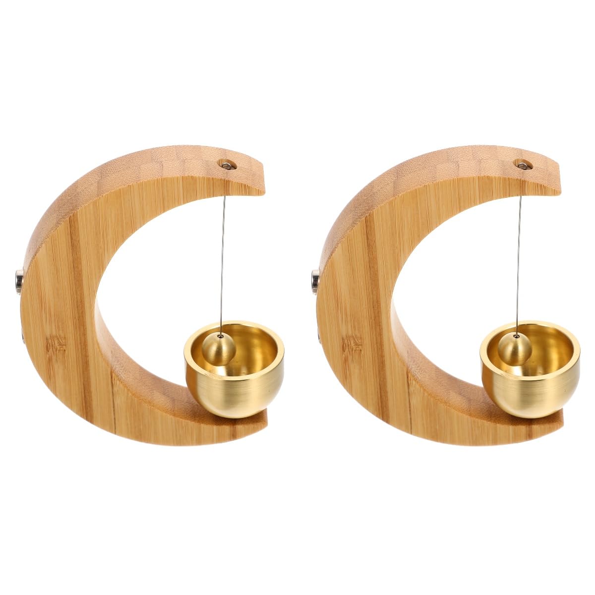 Cloche magnétique vintage lune étanche pour carillon de porte