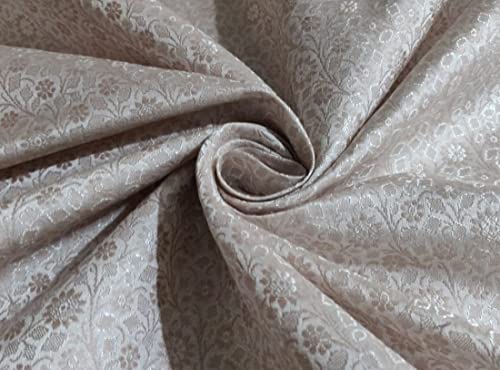 Tissu brocart floral BRO850 de 112 cm de large pour couture