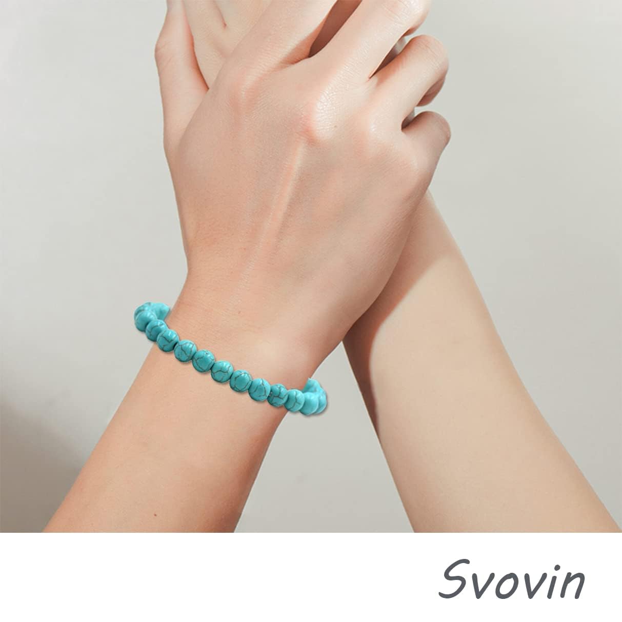 Svovin 12 sztuk, 8 mm, lecznicze bransoletki z kamieni szlachetnych, zestaw dla mężczyzn i kobiet, unisex, tygrysie oko, ametyst, energia, moc, regulowane, elastyczne bransoletki, biżuteria