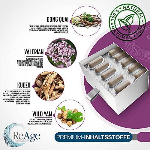FEMENO 1 für Frauen | Hochwertiges Östrogen Supplement für Hormonhaushalt | Unterstützung vor & während MENOPAUSE… - Image 5