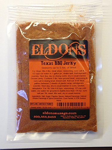 Jerky Seasoning Spice with Cure Seasons 5 Pounds Each - Your Choice of Flavor (Texas BBQ)