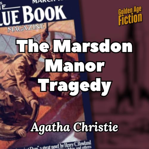 Page de couverture de The Marsdon Manor Tragedy, by Agatha Christie