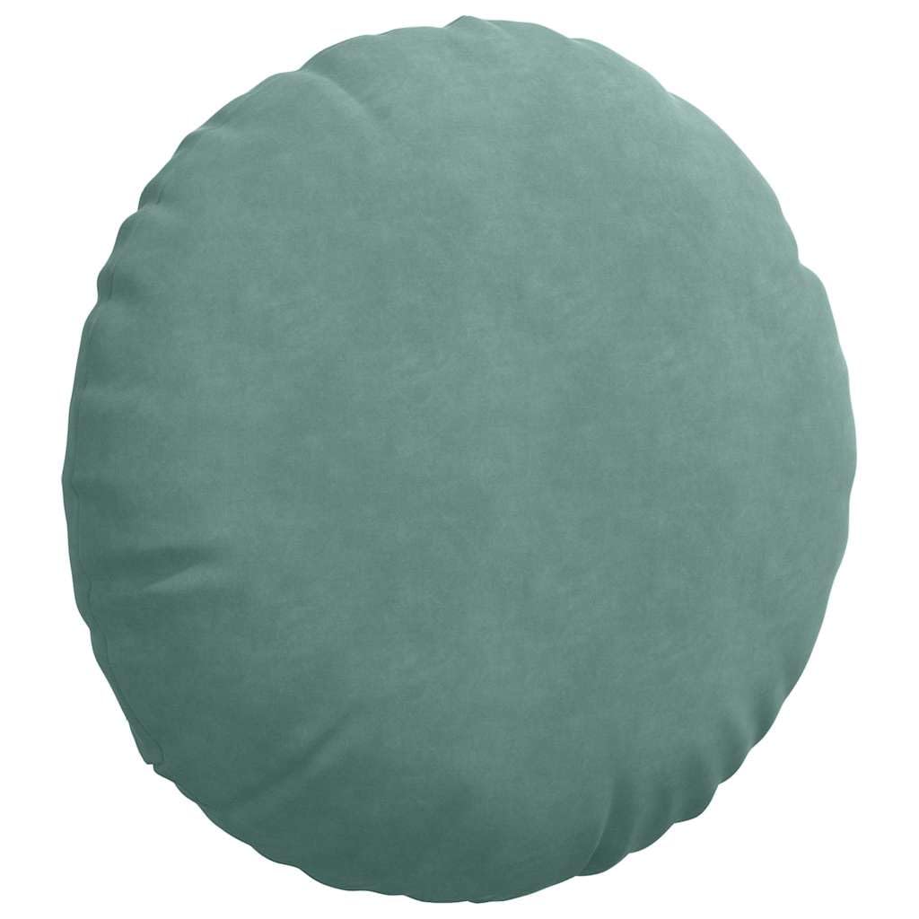 Juego de 2 cojines para el suelo, color verde mar, 60 x 21 cm