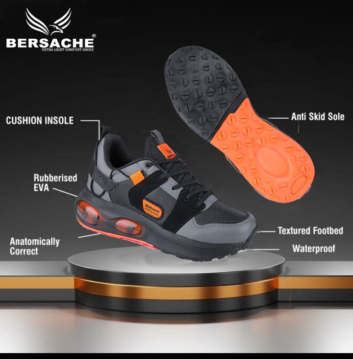 Image of BERSACHE Sneaker, Loafers,Casual with Extra Comfort Sneakers for Men(Multicolor)