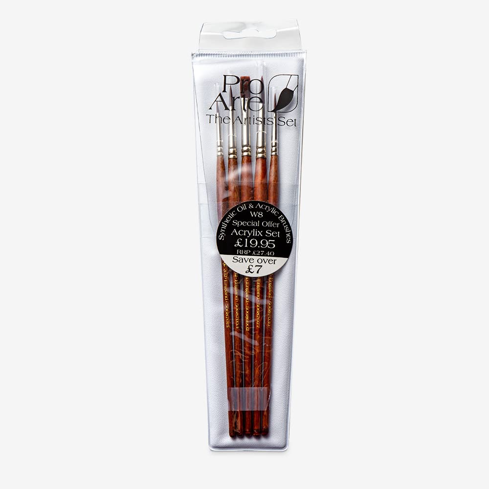 Pro Arte Acrylix Brush Set W8 (5pc)