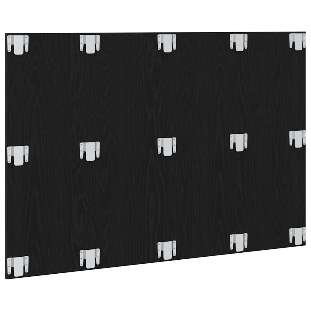 Cabecero Roble Negro 120 x 1 5 x 80 cm Madera contrachapada Cabeceros Moderno, Cabezales Cama, Muebles Habitacion, Cama Cabeza