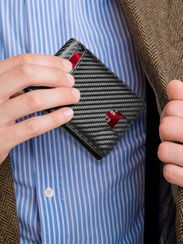 Wallet for Men,Mens Wallet,Slim Leather Bifold,RFID Blocking 2 ID Window Fathers Day Gift