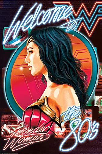 1art1 Wonder Woman Poster 1984, Welcome To The 80s Affiche Murale 91x61 cm