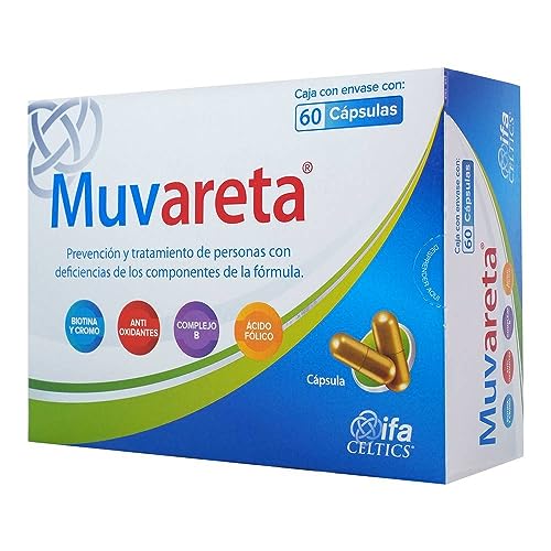 Muvareta, Caja con 60 Cápsulas (Vitaminas Y Minerales)
