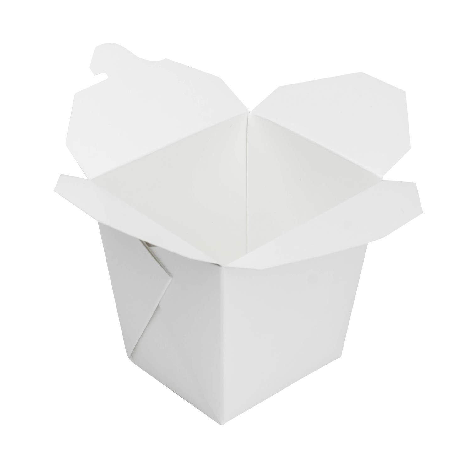 Karat FP-FP26W 26 oz. Paper Take-Out Container - White (Case of 450)