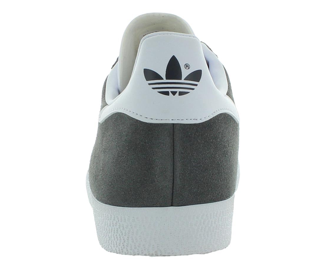 adidas Herren Gazelle Sneakers, Dark Grey Heather White Metallic Gold, 44 EU