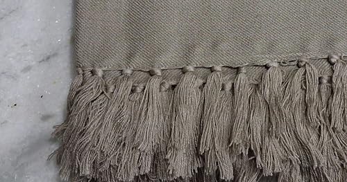 Image of MAMRAJ Men's Pure Woolen Lohi /Shawl (230cm x 115cm)