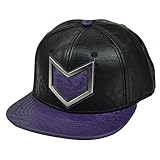 Hawkeye- Faux Leather Snapback Size ONE SIZE