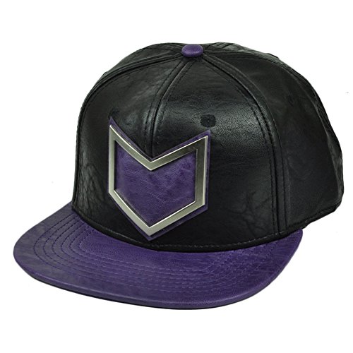 Hawkeye- Faux Leather Snapback Size ONE SIZE