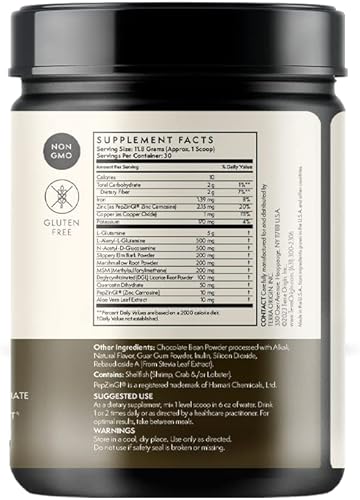 Miniatura 18 de TERRA ORIGIN Paquetes de palitos intestinales saludables, L-glutamina, olmo resbaladizo, aloe vera, extracto de raíz de regaliz, salud intestinal,