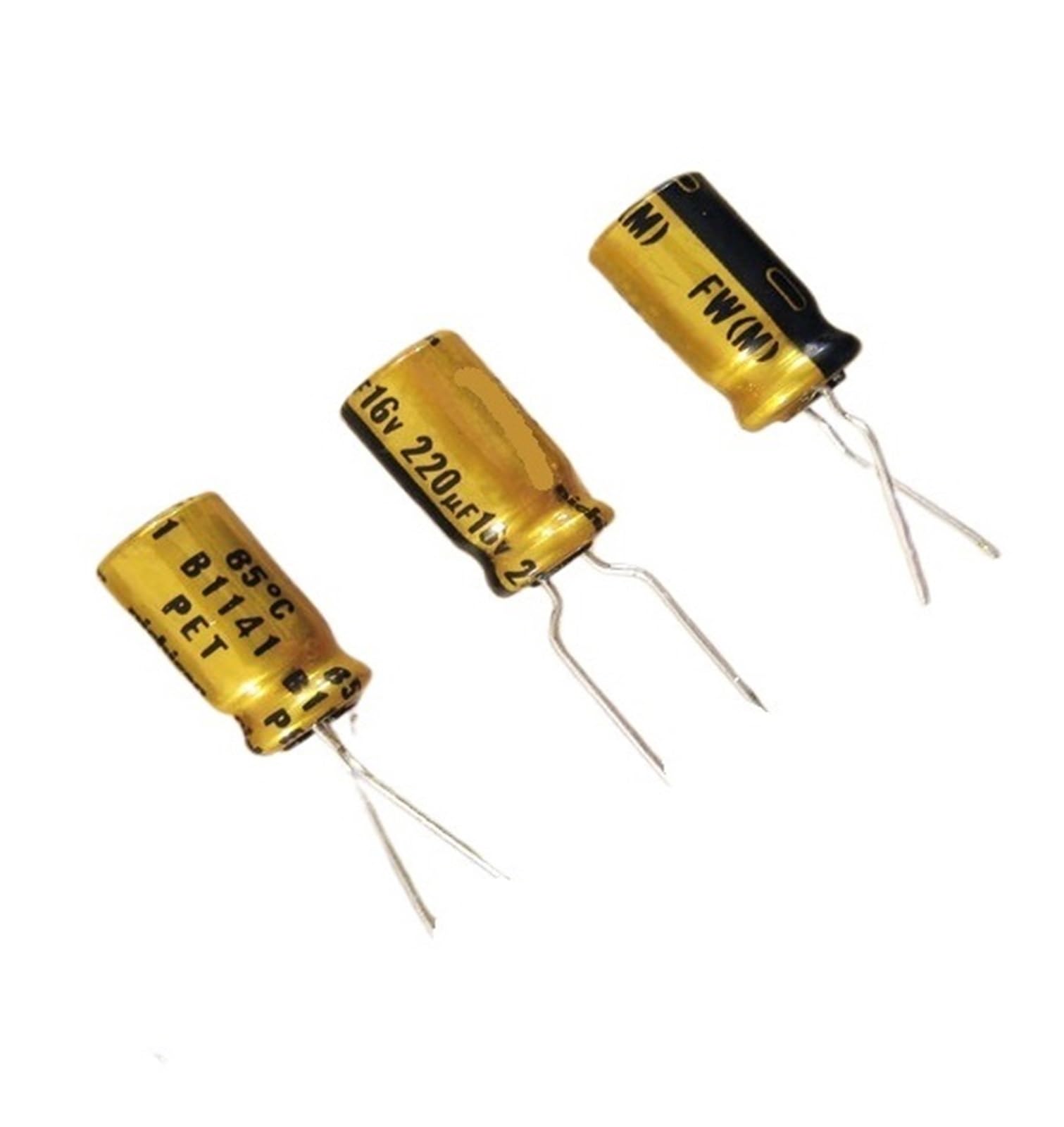 BALYDLUL 30PCS/50pcs F//W series 220uF/16V audio electrolytic capacitors(50pcs)