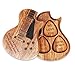 NGTSFLY Personalized Wooden Guitar Picks Custom Text Guitar Pick Holder Pick Case Gift for Boyfriend&Any Musician (Style 2)