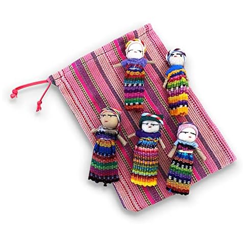 Thorness Set of 5 Guatemalan Worry Dolls Cover