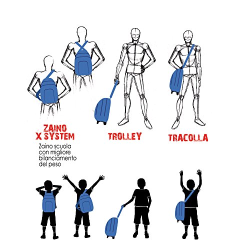 X Rolley XR900300 Zaino 3 in 1 con Ruote