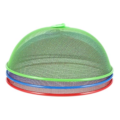 OFFSCH 3Pcs Wrought Iron Food Covers Multipurpose Outdoor Food Tents for Picnics Parties and Buffets Lightweight Easy to Carry Versatile Food Protection