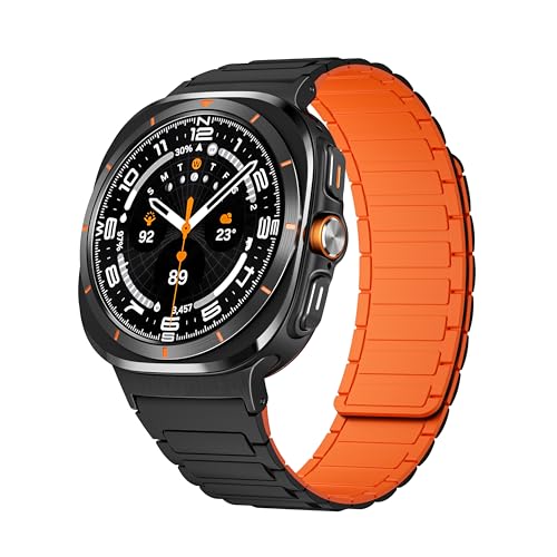 VeveXiao ȎCVRXgbv Samsung Galaxy Watch 7 Ultra 47mmoh(2024)Ή ͂ȃ}OlbgN VRX|[cpXgbv Y fB[X, VR[